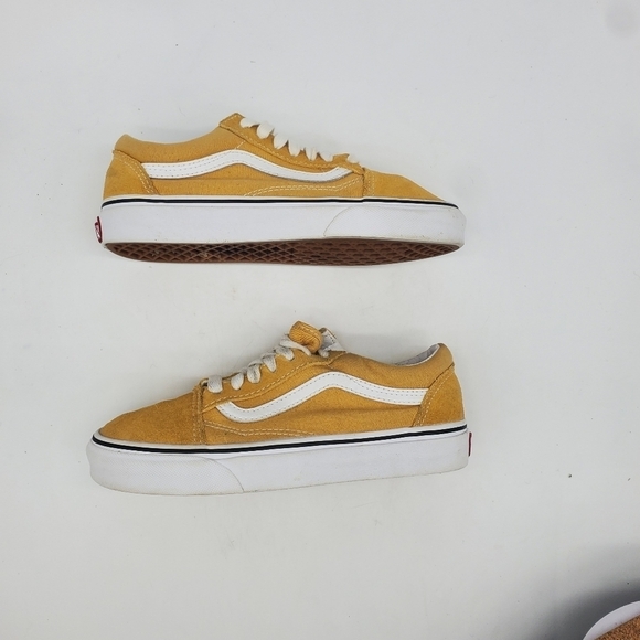 Vans Shoes Men 4.5 Women 6 Off The Wall Unisex Old Skool Classic Skate Yellow - Picture 8 of 12